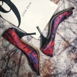 Nine West Masqureder Heels (Pink Multi)